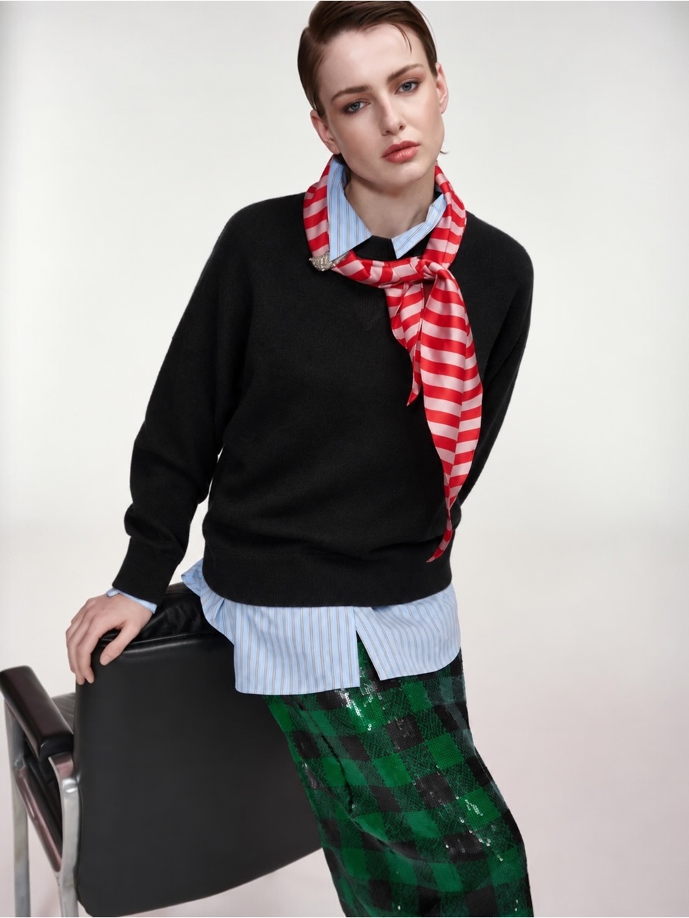 Lord & Taylor 100% Cashmere Klondike Crew Jumper XS